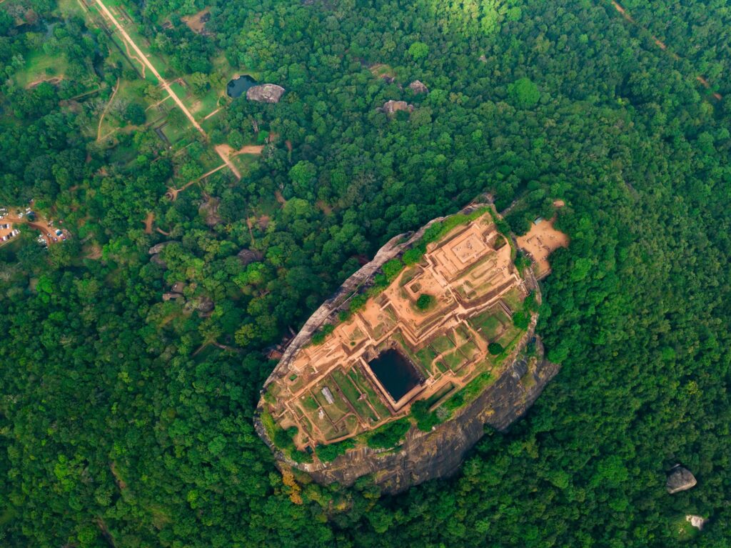 The Majestic Lion Rock of Sri Lanka